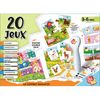 Coffret 20 jeux éducatifs 3 à 6 ans avec stylo interactif