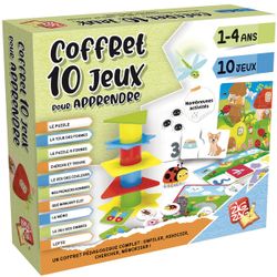 Coffret 10 jeux éducatifs 1 à 4 ans