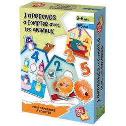 J'apprends à compter avec les animaux