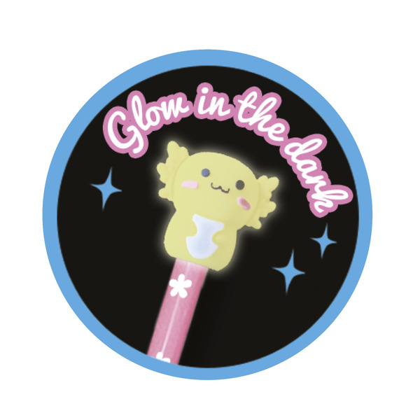 Coffret papeterie carnet Kawaii Squishy Axolotl