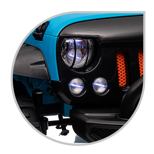 4x4 Électrique 12V Bleu 2 places