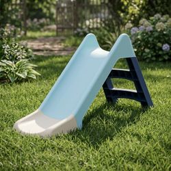 Toboggan bleu