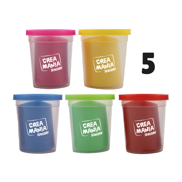 Pack de 5 pots de pâte à modeler et 3 accessoires