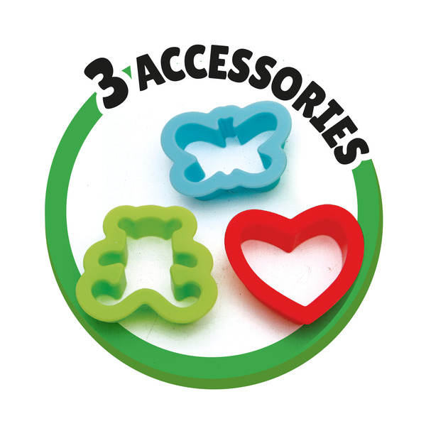 Pack de 5 pots de pâte à modeler et 3 accessoires