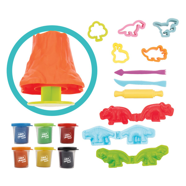 Coffret de pâte à modeler dinosaures - Kit Jurassic Doug