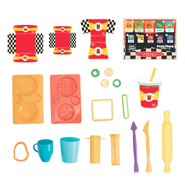 Coffret de pâte à modeler - Fast Food Party