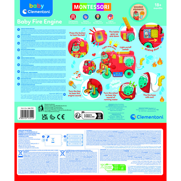 Camion De Pompiers - Baby Montessori
