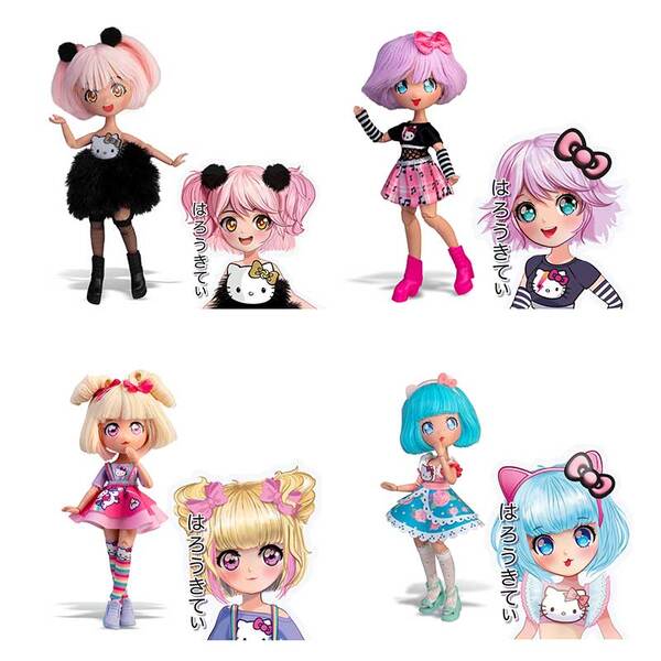 Poupée articulée Hello Kitty 4SF (modèle aléatoire)
