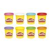 Pack de 8 pots – arc-en-ciel  ou couleurs vives - Play-Doh