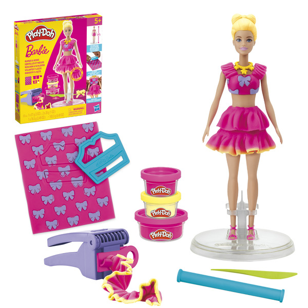 Barbie Play-Doh – Coffret Dentelle et Nœuds 