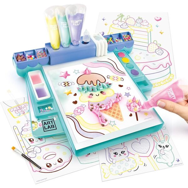 Kit Peinture Texture Mousse 3D Pour Enfants - 39 Pièces Avec Stylos Aquarelle, Papier Magique Expansible