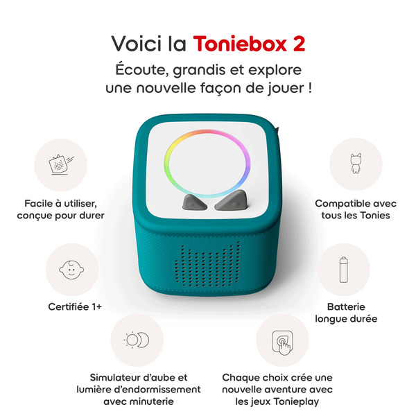 Mon Premier Coffret Toniebox 2 - Vert océan