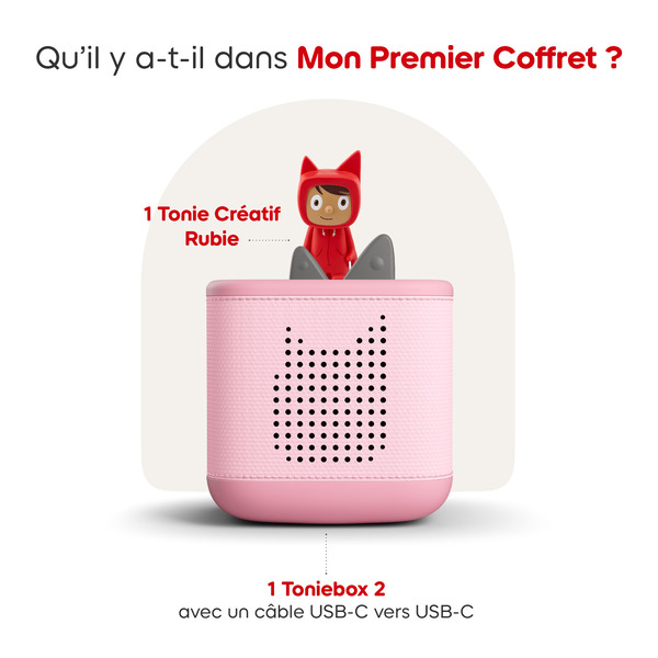 Mon Premier Coffret Toniebox 2 - Rose