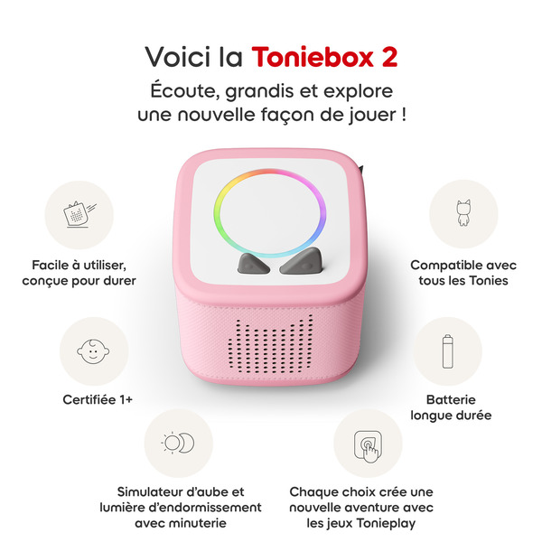 Mon Premier Coffret Toniebox 2 - Rose