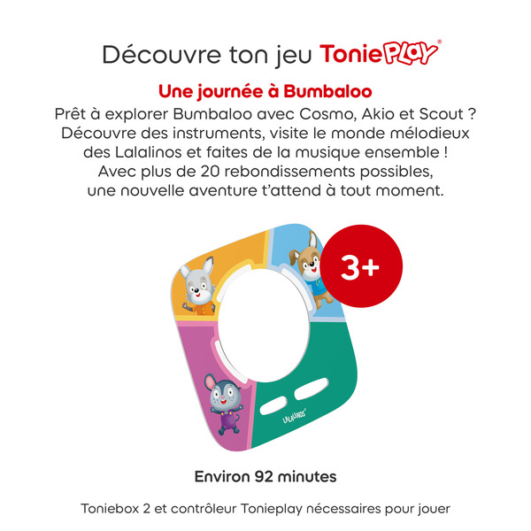 Jeu Tonieplay - Lalalinos - Une journée à Bumbaloo