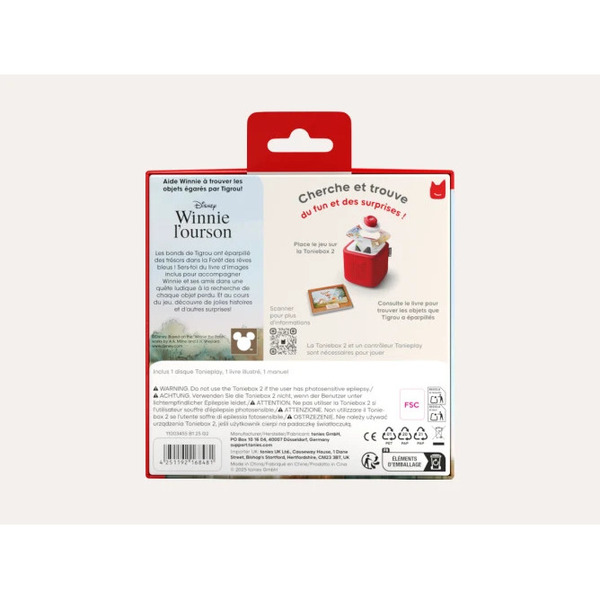 Jeu Tonieplay - Disney Winnie L Ourson : Le Méli-Mélo De Tigrou