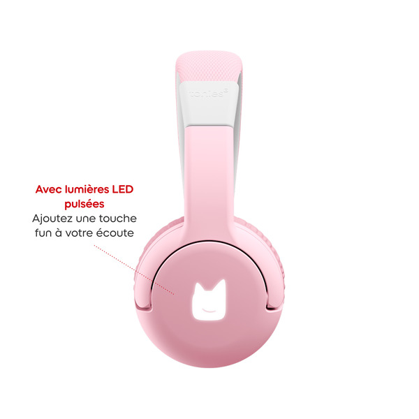 Casque Bluetooth Tonies - Rose fleur