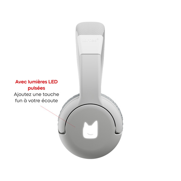 Casque Bluetooth Tonies - Gris lune