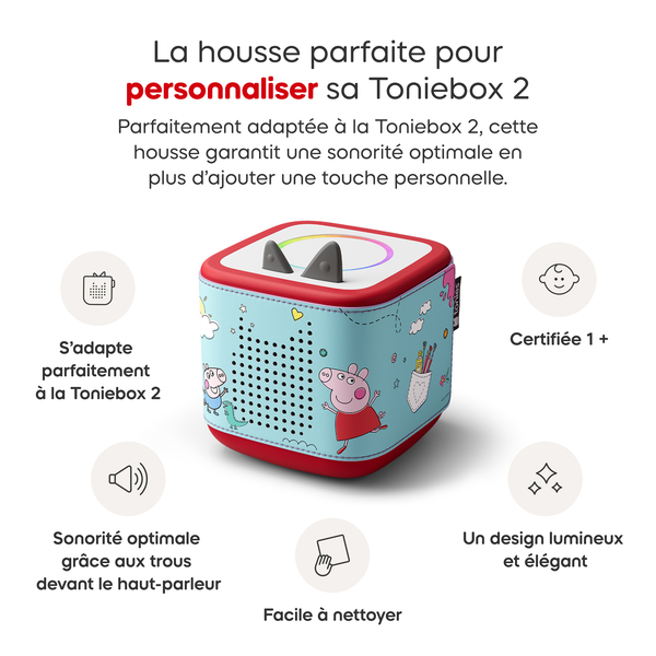Toniebox 2 – Boîte à Histoires Sans écran Pour Enfants 1-9 Ans – Avec Rubie – Compatible Figurines Tonies