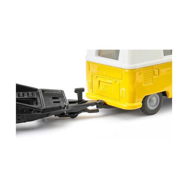 VW T1 avec sa remorque et VW Coccinelle