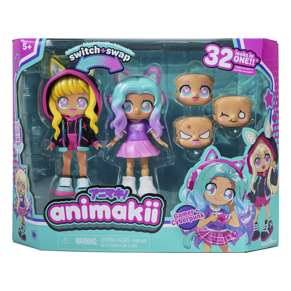 Coffret Poupée Animakii Cyberpunk et Gameuse