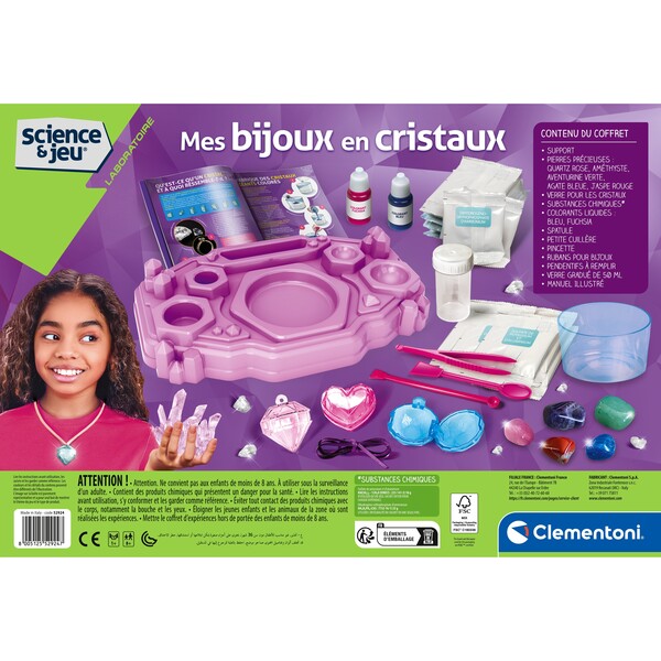 Le laboratoire de bijoux en cristaux 