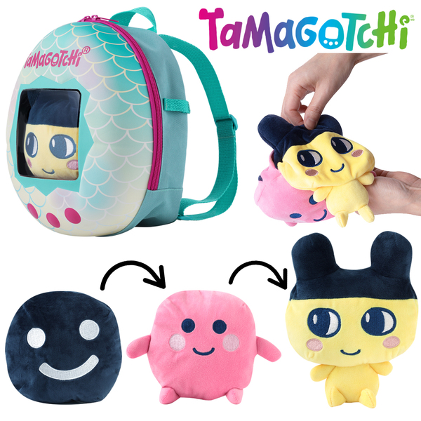Sac à dos peluche 3 en 1 Tamagotchi