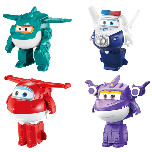 Super Wings - Pack de 4 figurines 10 cm 