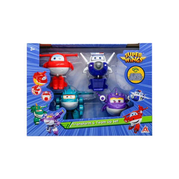 Super Wings - Pack de 4 figurines 10 cm 