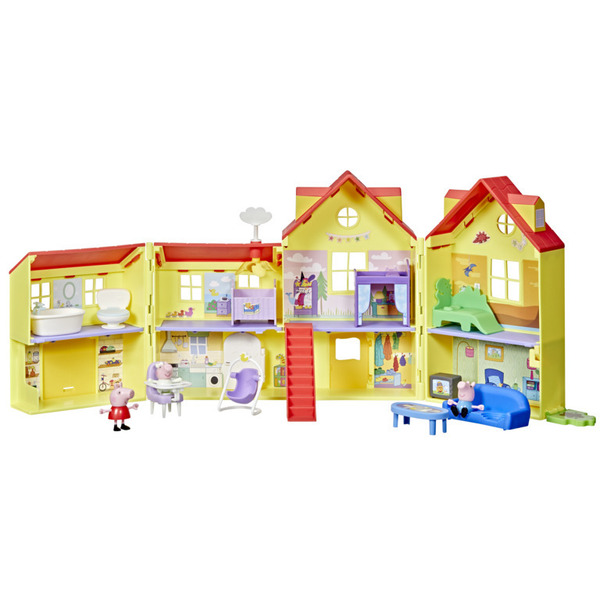 Peppa Pig - Coffret La grande maison familiale avec figurines 