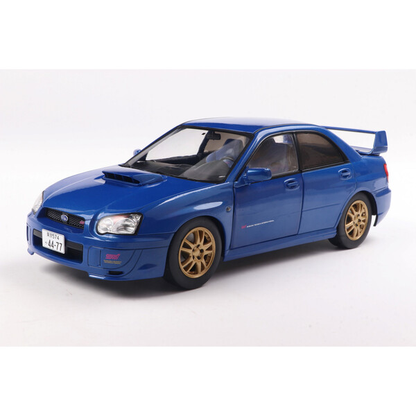 Subaru Impreza WRX STI Sonic Blue 2003 – Échelle 1/18