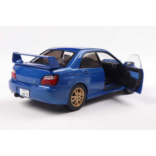 Subaru Impreza WRX STI Sonic Blue 2003 – Échelle 1/18