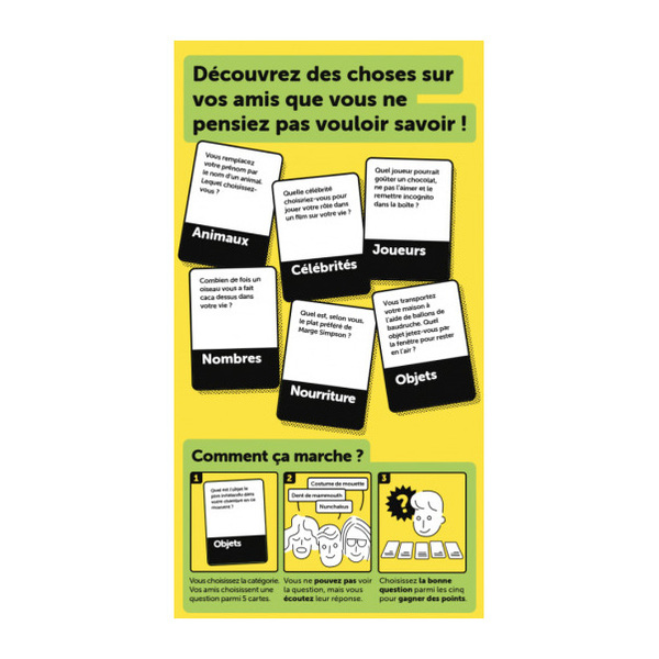 Questions dingues à poser à vos amis