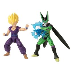 Pack figurines 17 cm Dragon Ball - Battle pack Super Saiyan Gohan 2 VS Cell