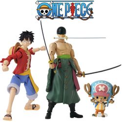 Coffret de 3 figurines One Piece 17 cm