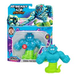 Mr Beast Lab Stretchy - Figurine Goo Jit Zu Cobra Panthère 11cm