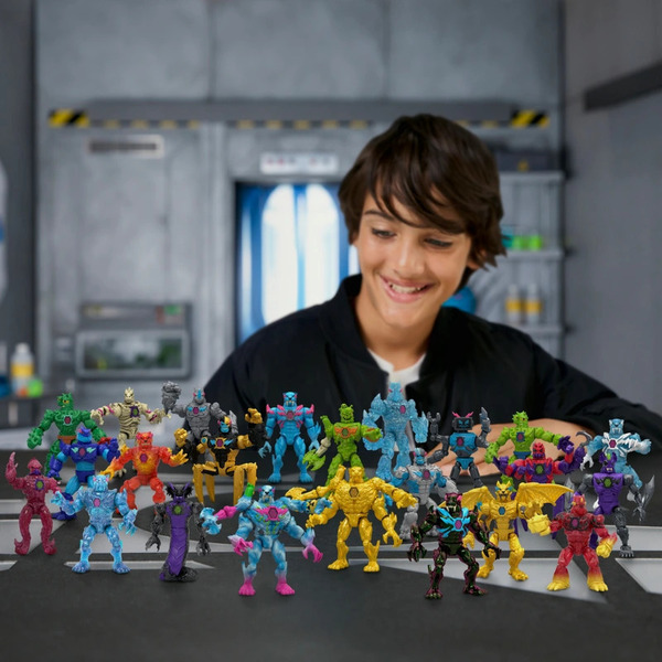 MrBeast Lab Hybrids Mix & Match - 2 figurines surprises B