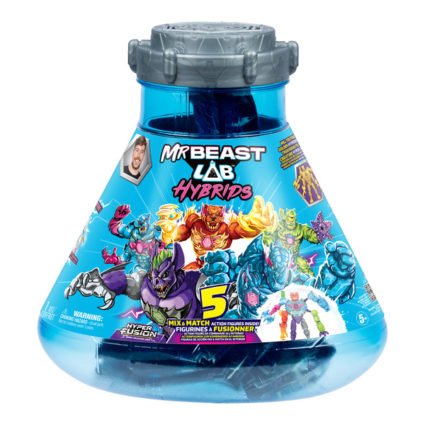 MrBeast Lab Hybrids Mix & Match - 5 figurines surprises