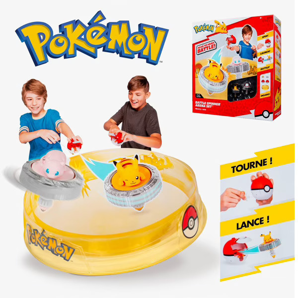 Set Pokémon arène et 2 Poké Ball
