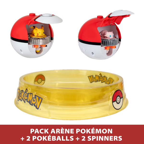 Set Pokémon arène et 2 Poké Ball