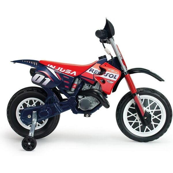 Motocross électrique avec roulettes Repsol 6V