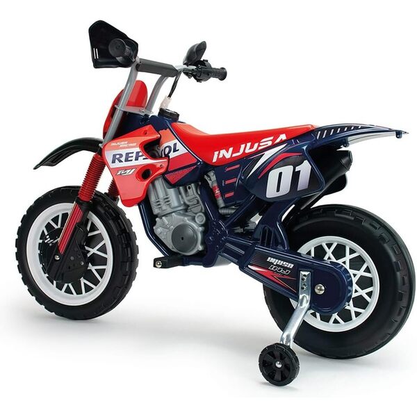 Motocross électrique avec roulettes Repsol 6V