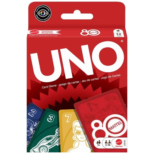 UNO classique - 80 ans Mattel