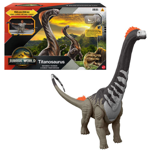 Jurassic World : Renaissance - Figurine Titanosaurus 150 cm