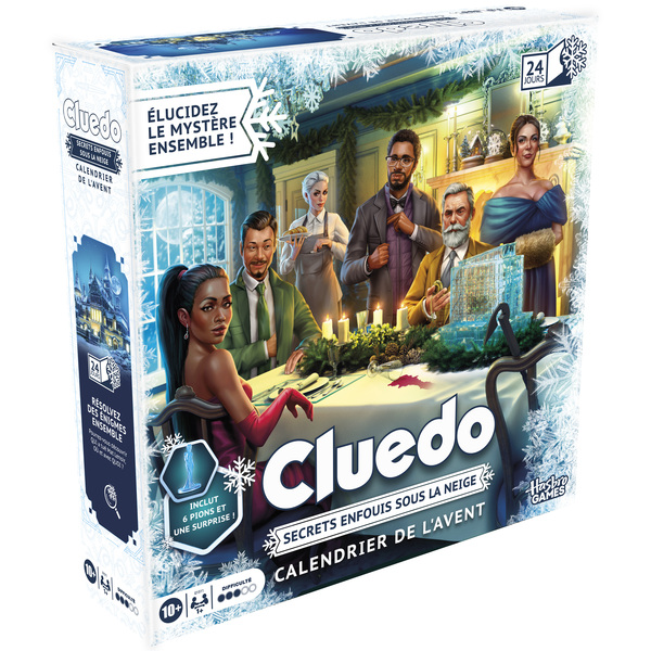 Calendrier de l’avent Cluedo – Secrets enfouis sous la neige