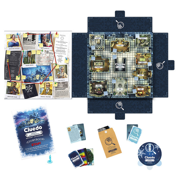 Calendrier de l’avent Cluedo – Secrets enfouis sous la neige