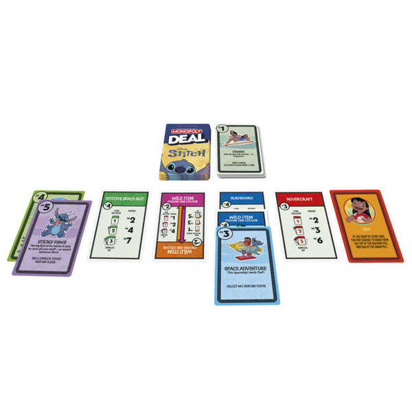 Monopoly Deal édition Disney Stitch 