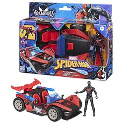Marvel Spider-Man – Bolide Remix Blast avec Figurine Miles Morales