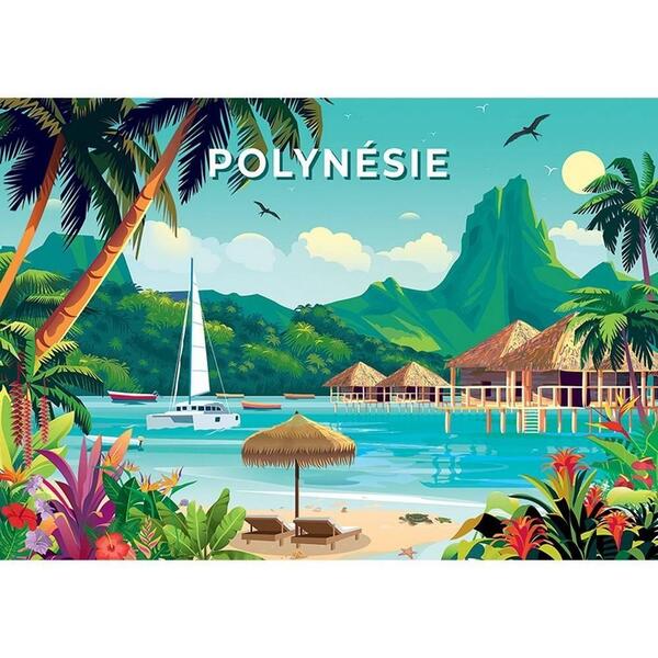 Puzzle de 1000 pièces – Polynésie Française