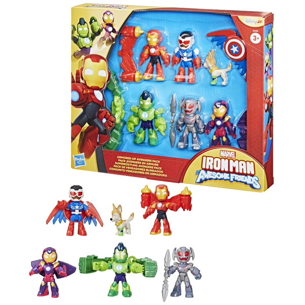 Coffret Figurines Avengers  Iron Man et ses amis